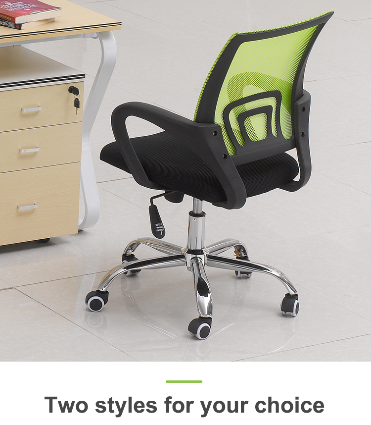 Guangzhou factory sales mesh footrest wood desk bankers office chairs armless manager chair