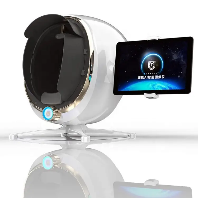 7in1 Portable Wifi smart mirror scanner 3D facial skin analyzer machine digital skin beauty analysis tester
