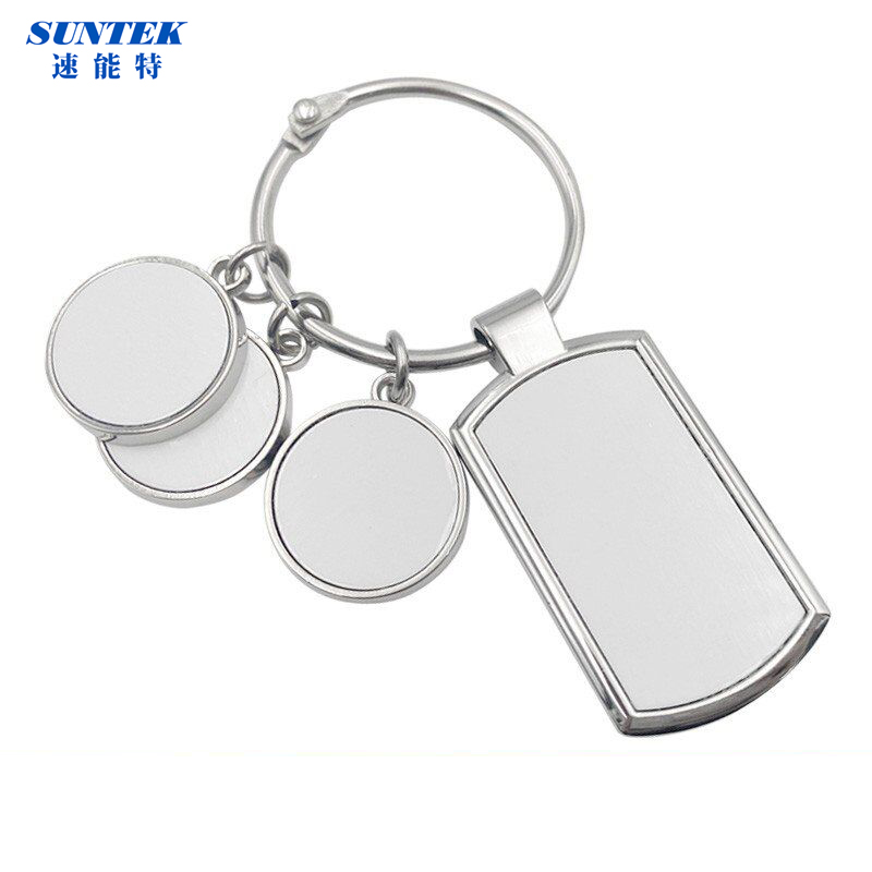 Cheap hot sale top quality zinc alloy sublimation blanks personalized key chain