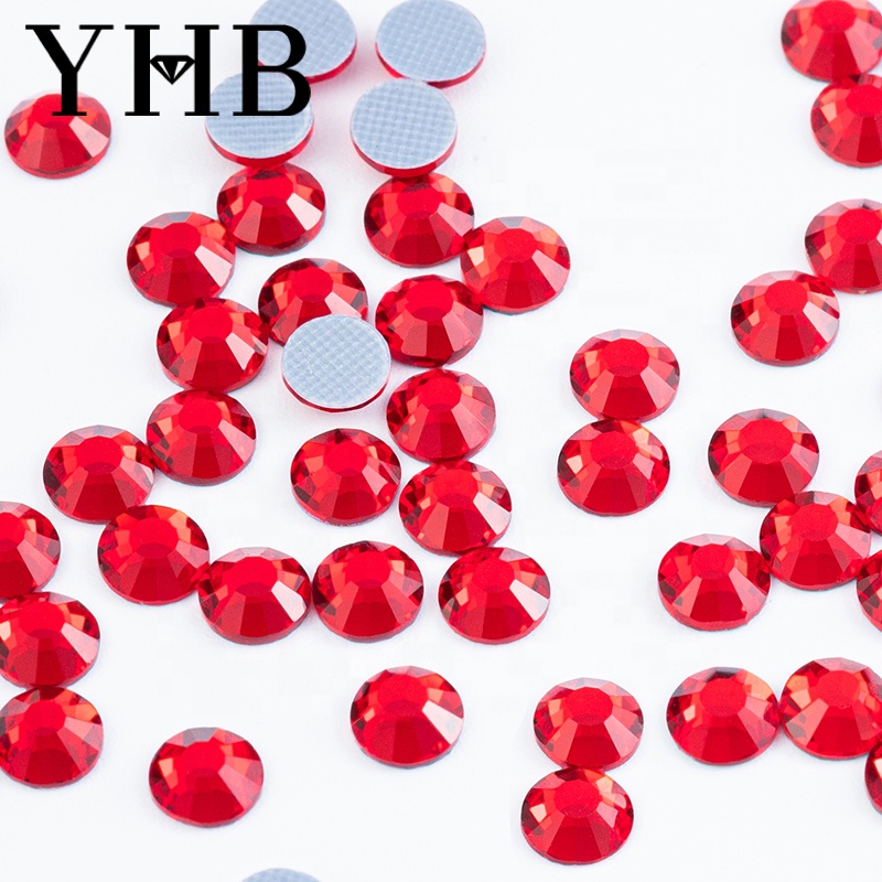 2020 YHB Заводские камни кристально прозрачные стразы горячей фиксации с плоской задней стороной стеклянные стразы из Китая