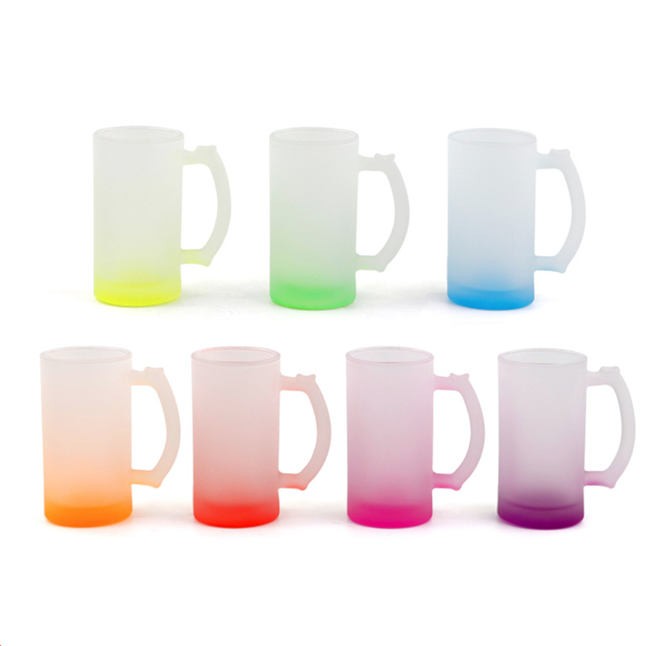 RTS TJS Glass 16OZ MATTE sublimation beer mugs for sublimation printing