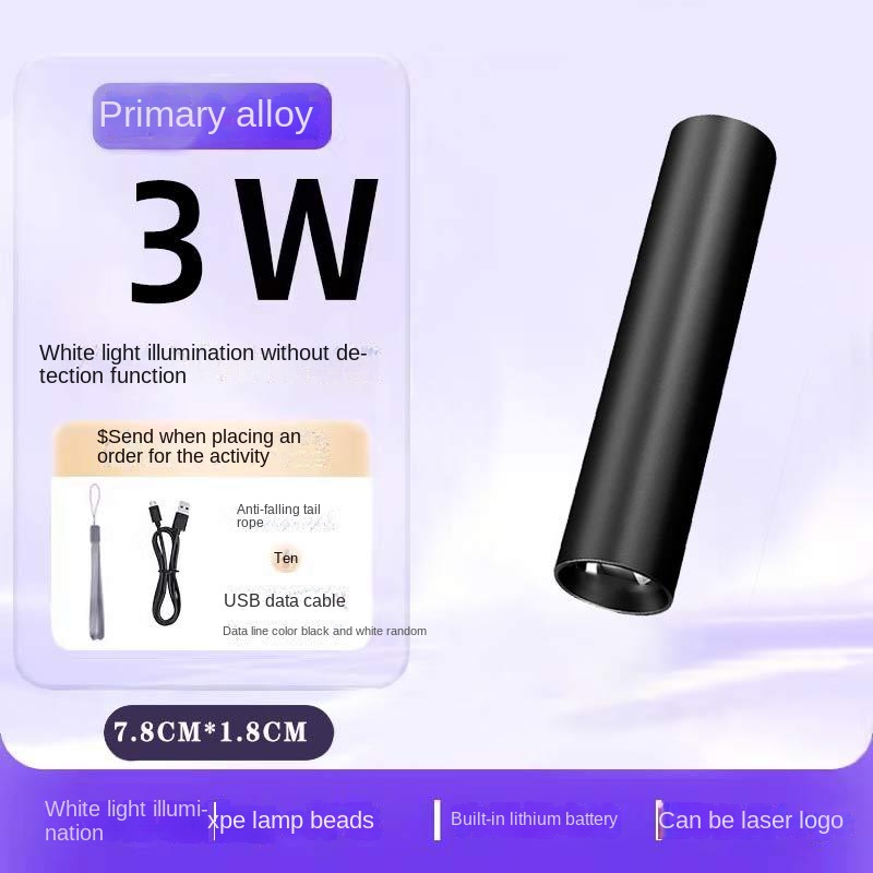 SFC Factory Two-in-One Rechargeable LED UV Flashlight Funny Purple Cat Moss Lamp with Ultraviolet Cat Lamp for Pets