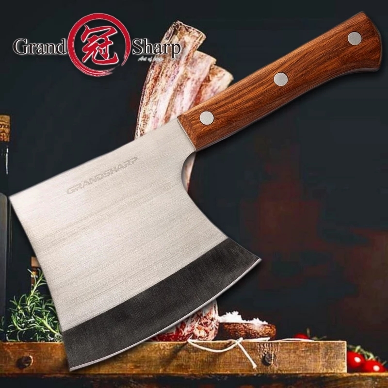 Мясницкий нож из нержавеющей стали топор китайский кухонный шеф-повар обвалочный резак для мяса инструменты для мясника топор для кемпинга барбекю