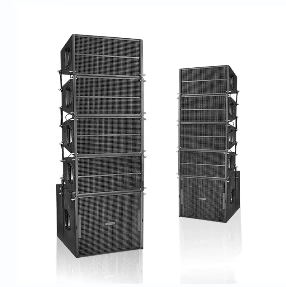 OEM D&B Double 10 inch 2 way sound system outdoor event compact passive active line array speaker system