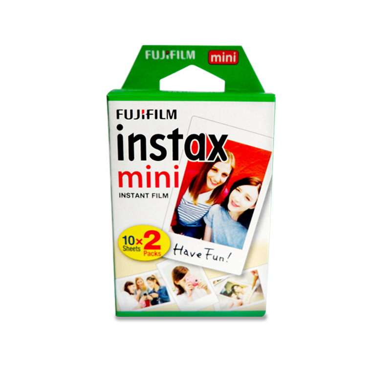Пленка моментальной печати Instax mini Fujifilm white с двумя камерами линейки instax mini