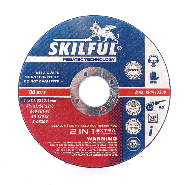 Skilful 4,5 ''100*1 режущий диск для INOX & стального абразивного колеса