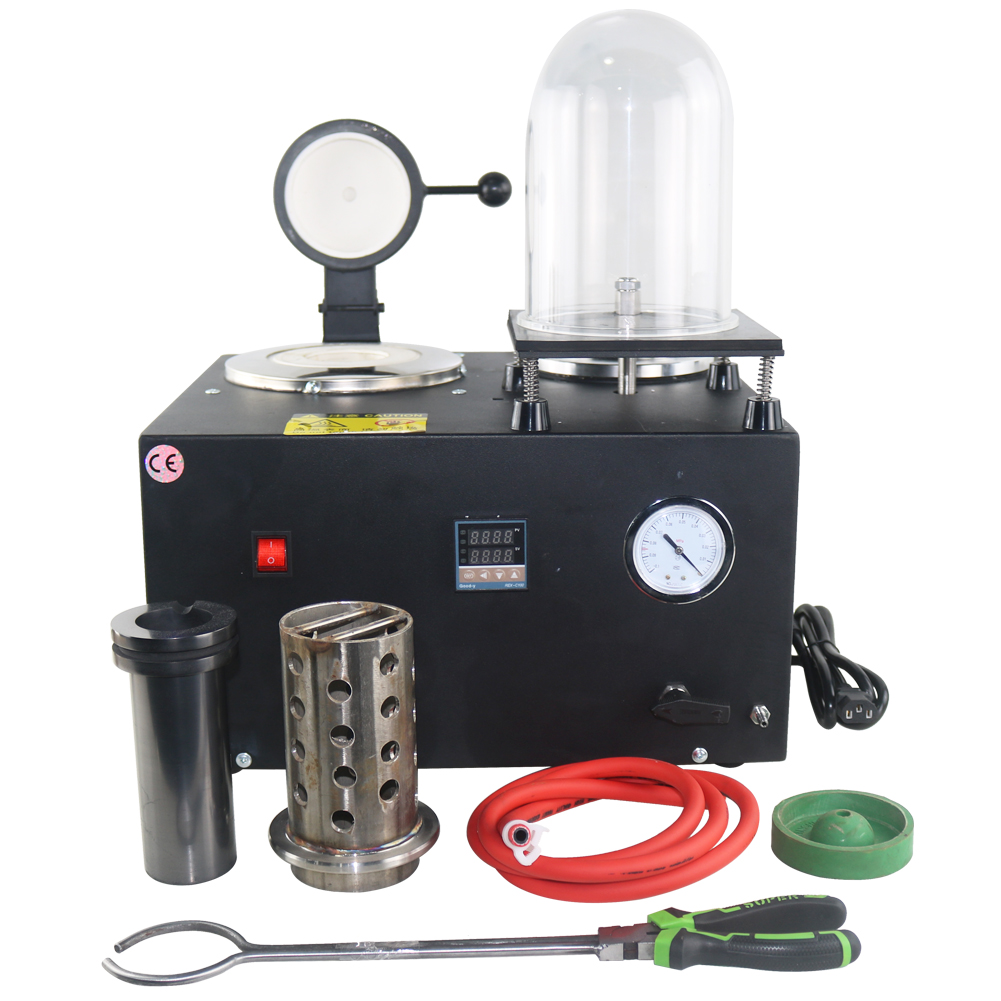 Manufacturer Cast Vacuum and Melting Machine Digital Display High Temperature Refining Precious Metal Jewelry Casting Tool