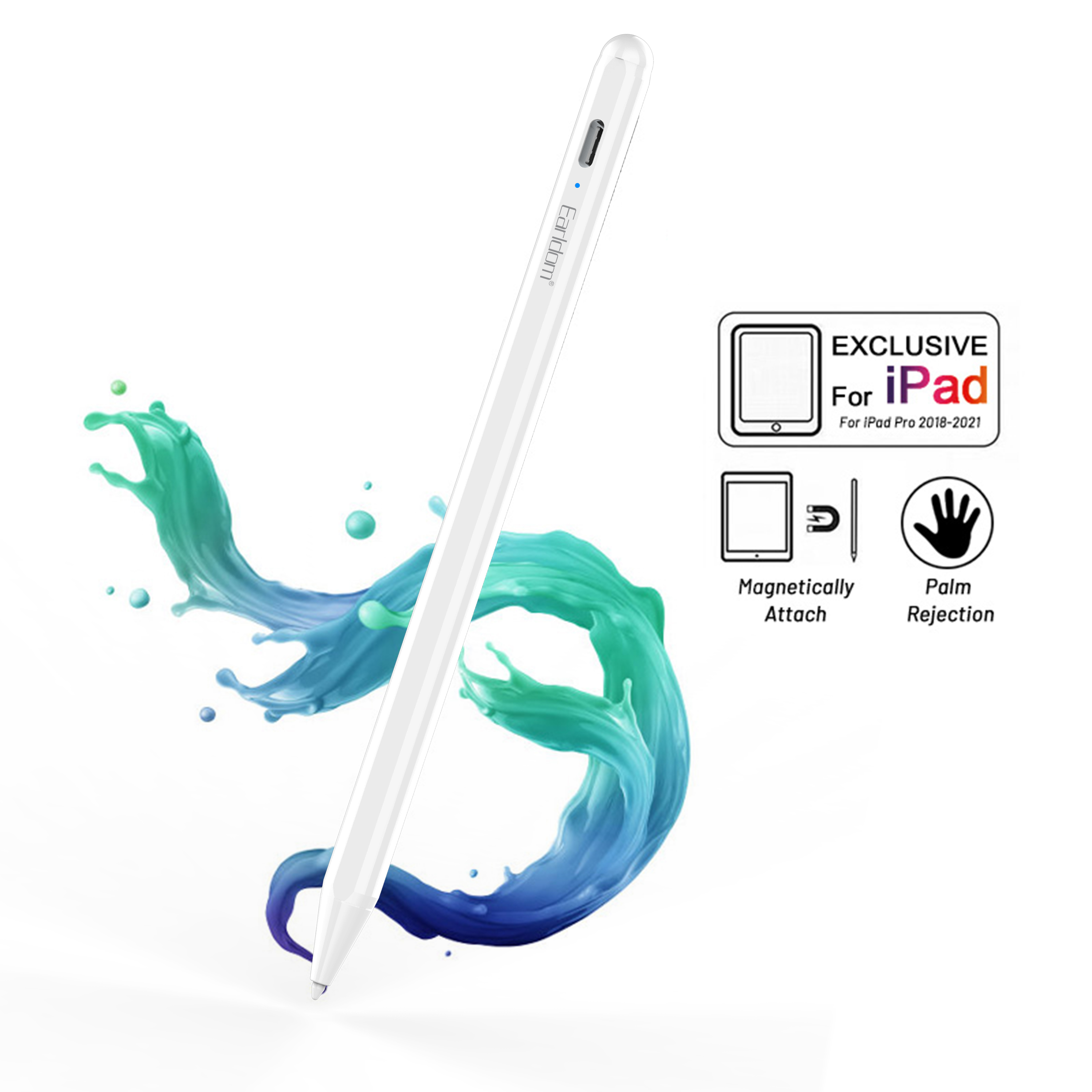 Стилус Earldom 2-го поколения, альтернативная Ручка для apple ipad pro 11 дюймов 12,9 дюймов 2020 air mini с функцией наклона