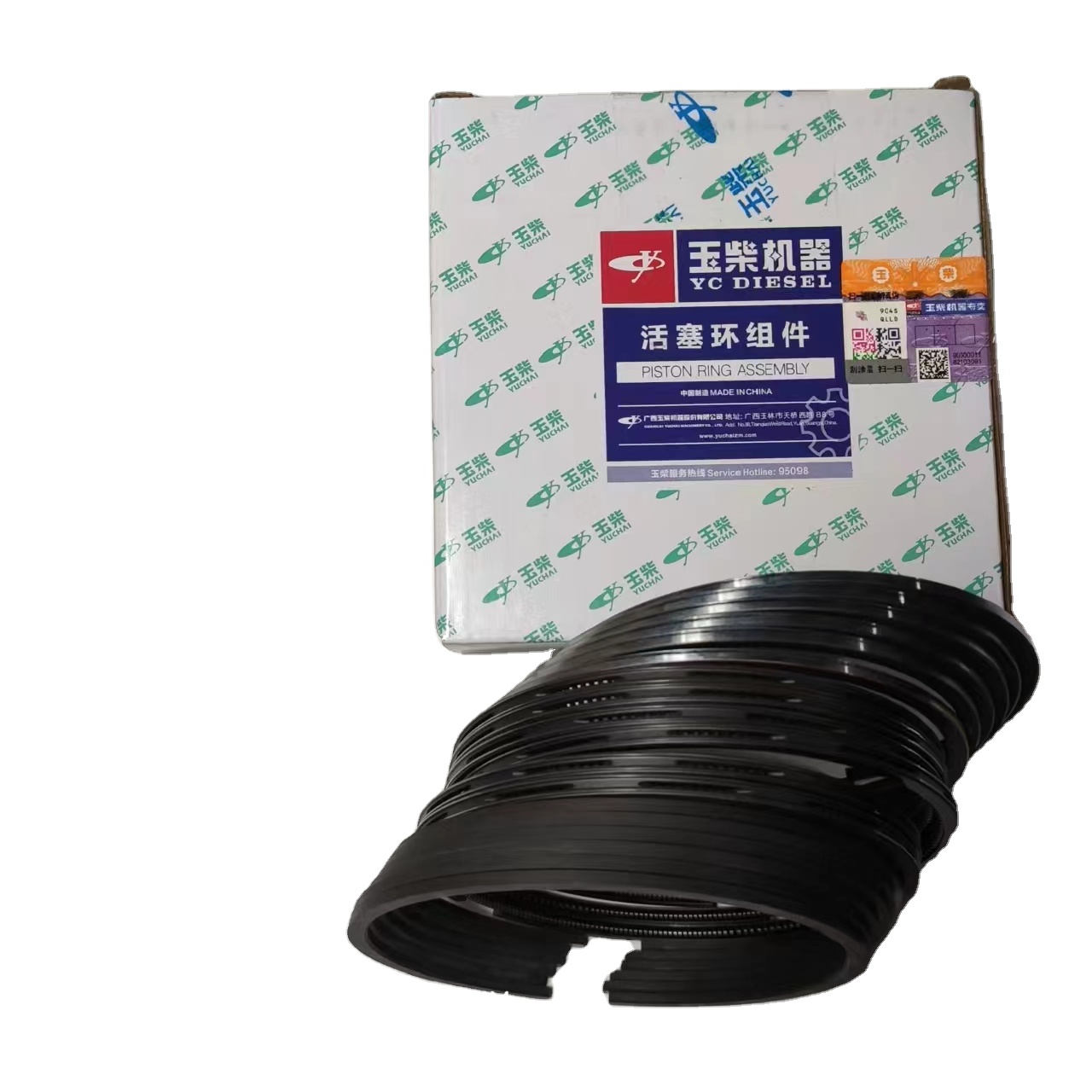 Higer bus Подлинные запасные части двигателя yuchai J3600-1004002A * поршневые кольца