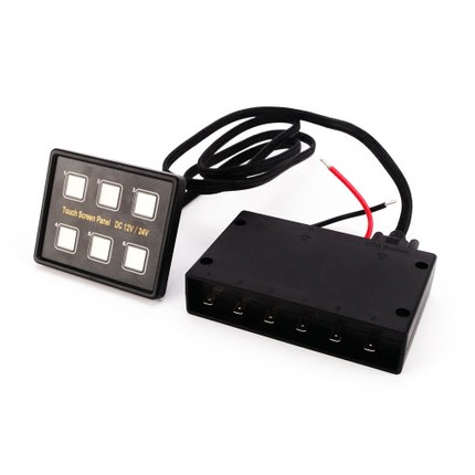 DC 12V 24V 6 gang touch screen switch panel для внедорожника AVT RV