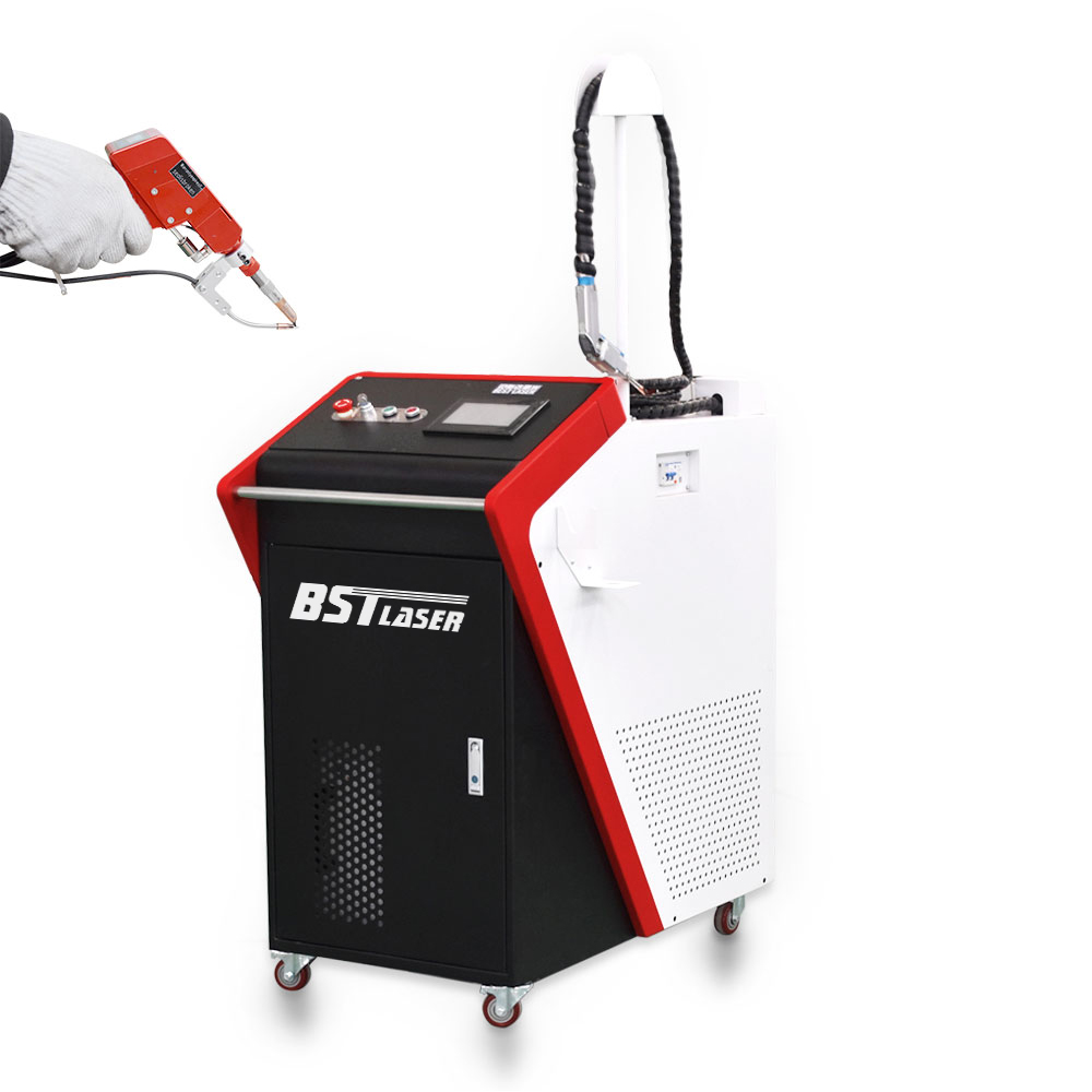 Raycus Max JPT Reci BWT 1000w 1500w 2000w 3000W Wobble портативная 3 в 1 волоконно-лазерная сварочная машина для очистки