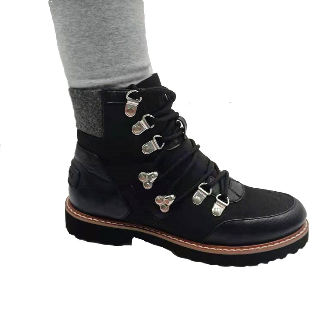 Thicken warm autumn and winter boots lace-up martin boots women's boots