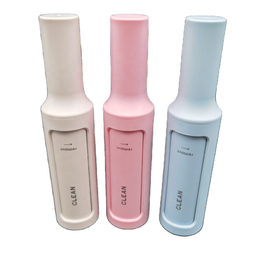 Self cleaning cycling pet hair fur remover roller