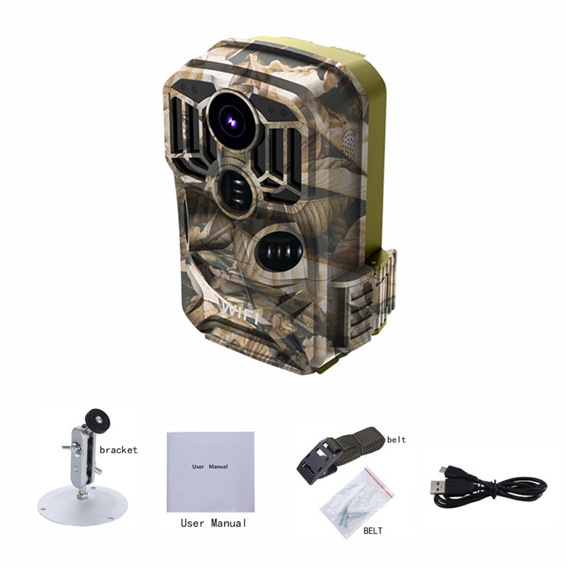 Outdoor HD wifi hunting camera night vision wireless solar infrared camera