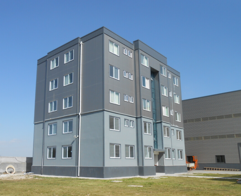 Горячая продажа Китай сборная стальная конструкция рама с высоким подъемом модульная квартира