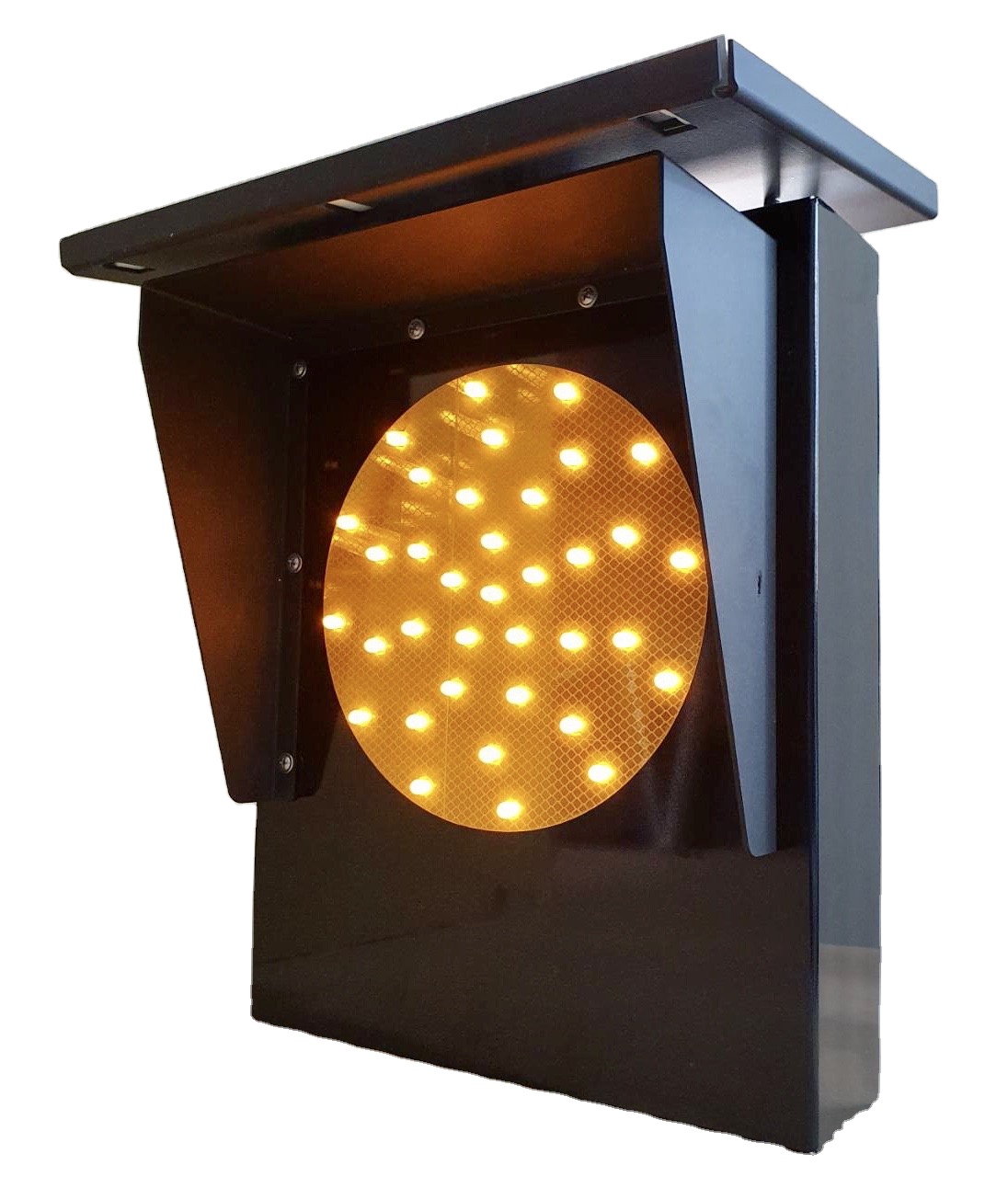 Solar LED Single-Flash Warning Light with Reflectively Sheeting