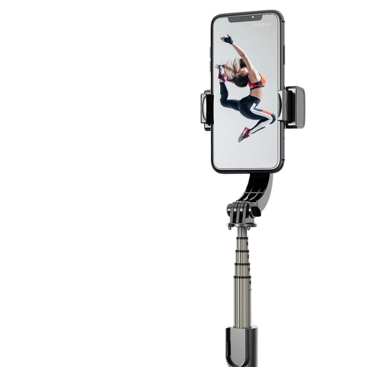 L08 hidden Design wireless remote control tripod ps black selfie stick