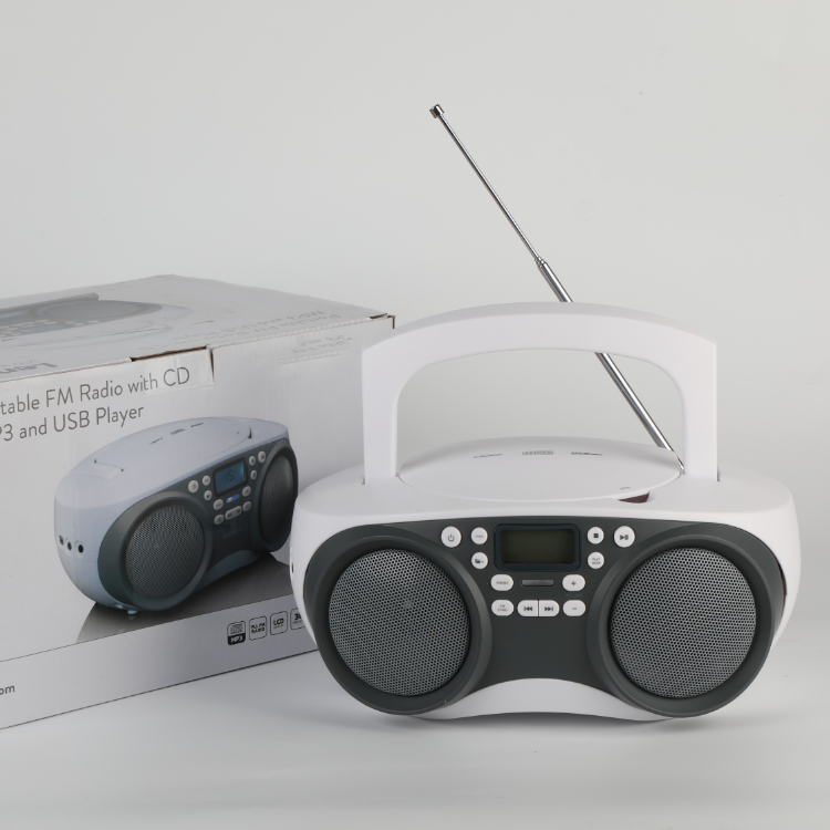 Китайский заводской продавец с CD/Fm/USB/MP3/ЖК-дисплеем Boombox Портативный Аудио пользовательский CD-плеер