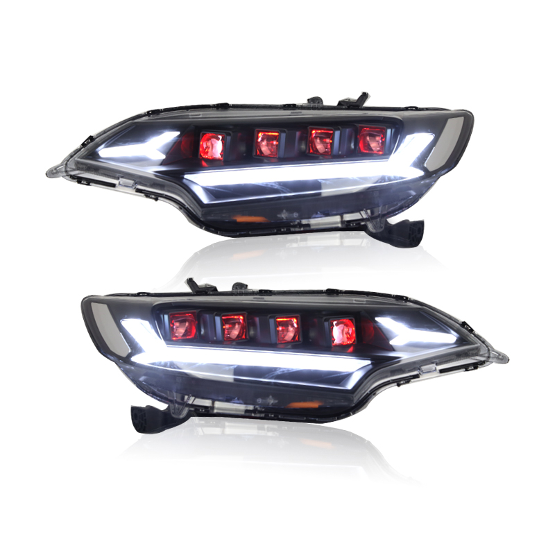Remaban Factory Full LED Headlamp Front Lamp Assembly 2014 2015-2020 Sequential Head Lights For Honda Jazz Fit
