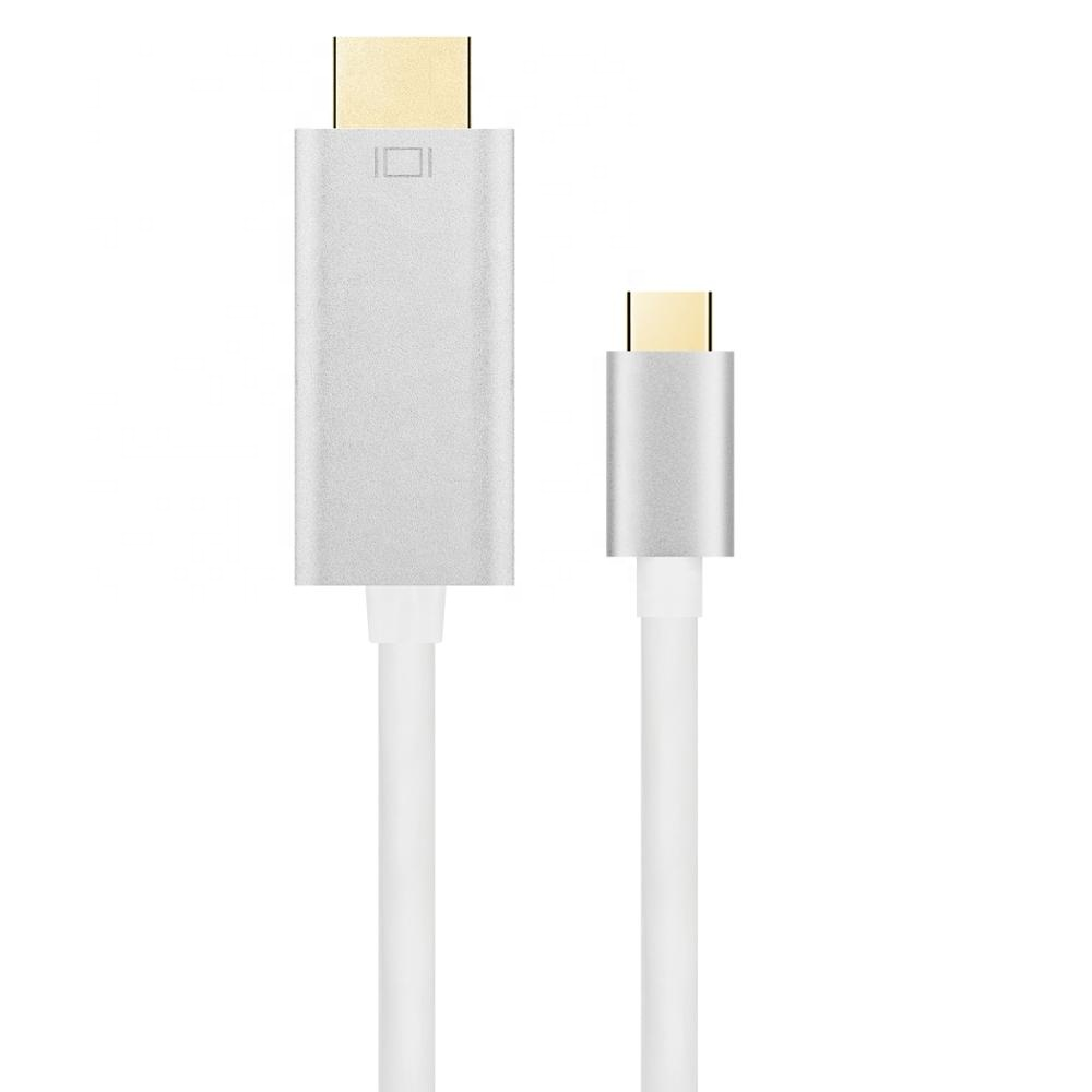 Расширьте устройства типа C на HDMI, поддерживает разрешение 4K 60 Гц, кабель USB Type-C на HDMI для мобильного телефона на HDTV