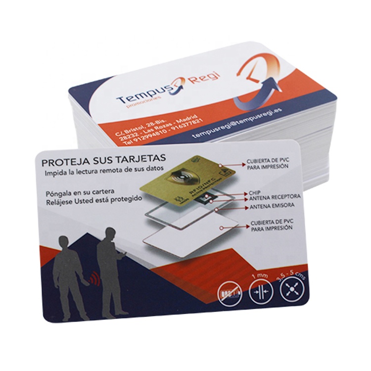 Customize Logo Printing Credit Visa Card Size Access Control system smart RFID Card
