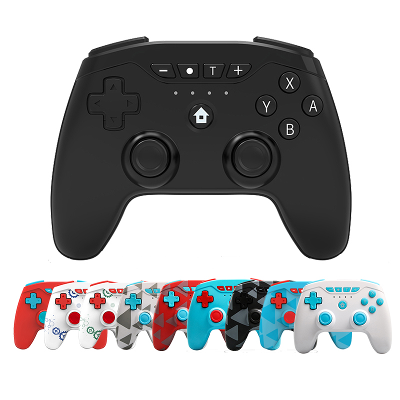 Double Vibration Six Axis Wireless Gaming Remote Control Joystick Gamepad With Wake-up Game Controller For Switch Pro