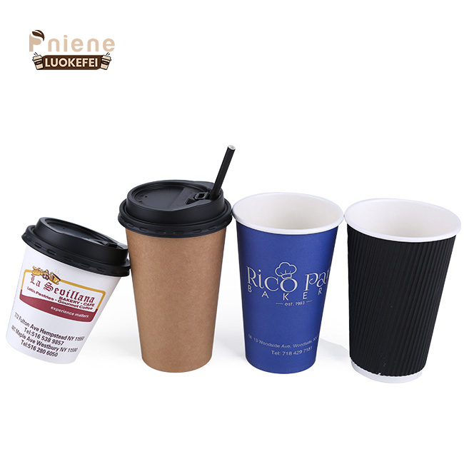 Disposable eco-friendly paper cups healthy hot drink paper cup custom 16oz paper cup