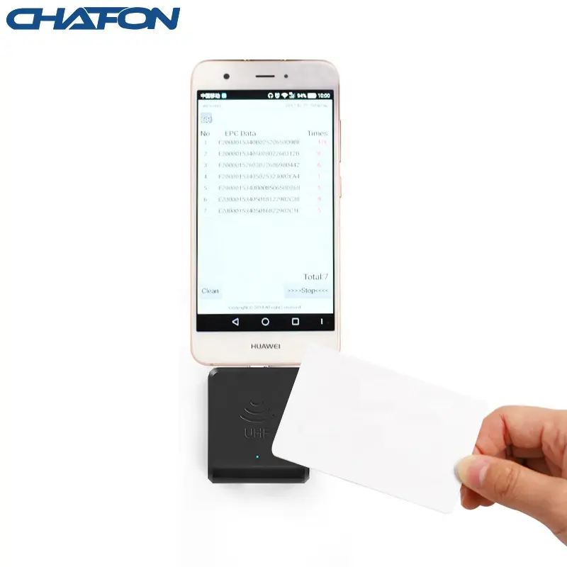 Chafon 840-960MHz Asset Inventory Tracking Management Micro USB Type C UHF Portable Reader for Android Phone otg card reader