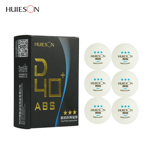 Новые материалы HUIESON D40 + ABS, мячи для настольного тенниса с тремя звездами, профессиональная коробка для соревнований
