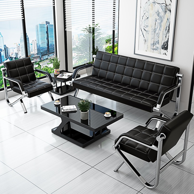 Office sofa combination business reception simple design home furniture living room sofa