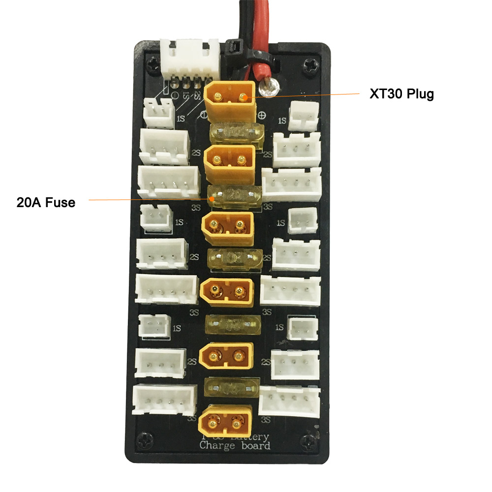 HTRC 1-3S XT30 Plug Lipo Battery Parallel Charging Board RC Model Toys Part for RC Helicopter Battery