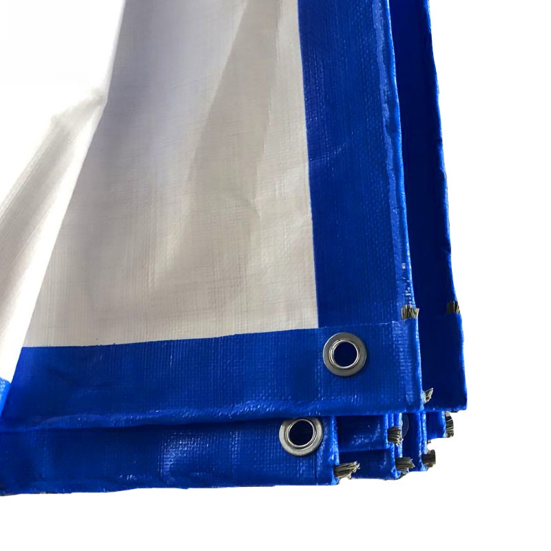 900 Denier 4.5 oz/sq. yard UV Treated 6ft x 8ft Waterproof Medium Duty Blue Outdoor Furniture Cover Poly Tarp