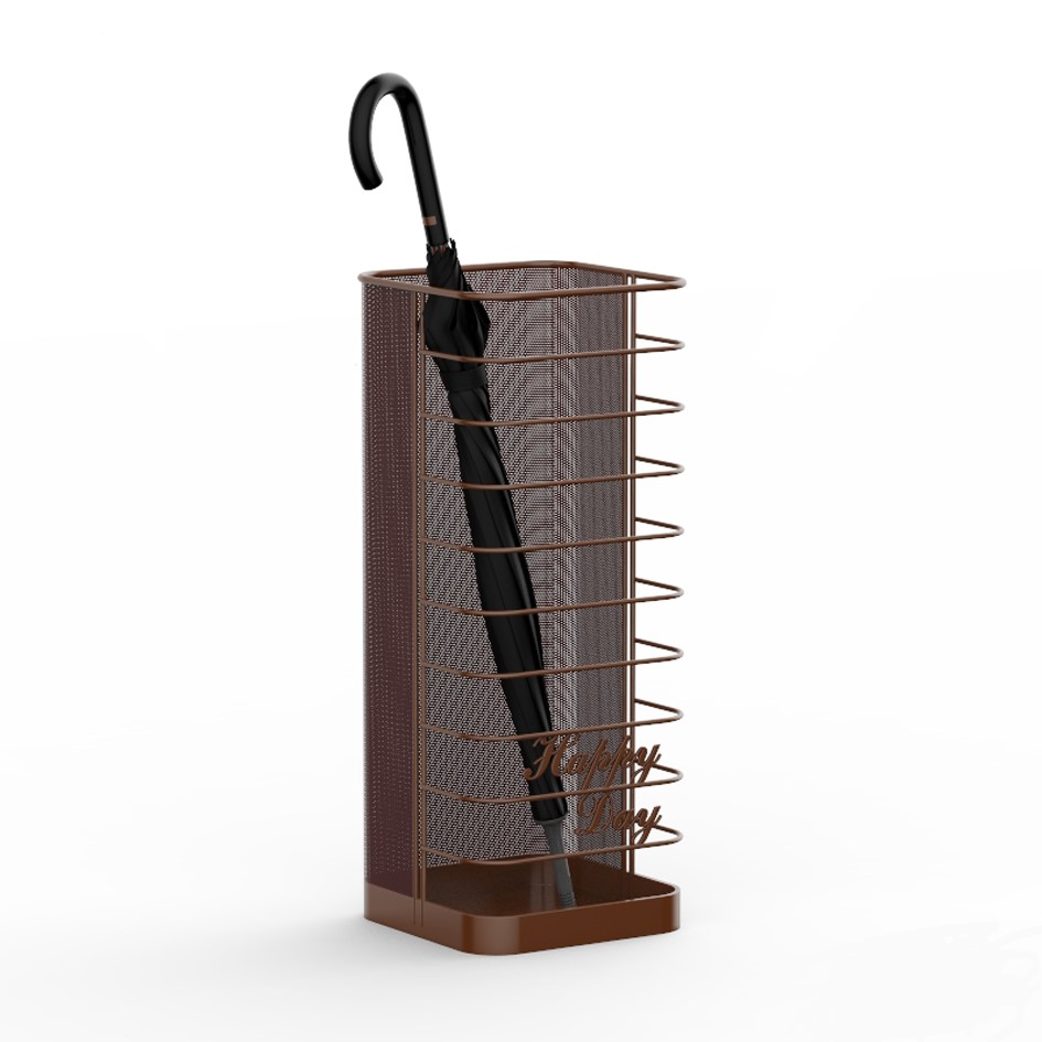 Hot Selling Minimalist Umbrella Storage Organizer Antique Umbrella Holder Metal Umbrella Stand for Entryway Living room
