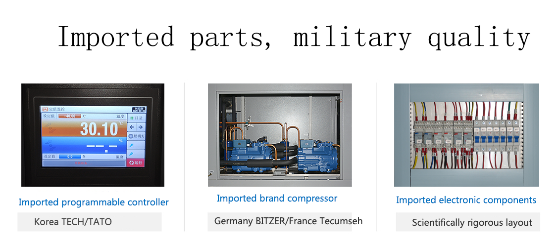 80L Lab Environmental Programmable High Temp Temperature Humidity Test Thermal Chamber for Climatic Simulation