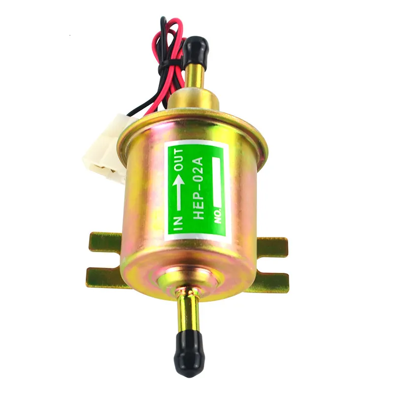 High Quality Low Pressure Diesel Pump Electric Fuel Pump HEP-02A 12V Gasoline Pump Suitable For Automobile And Motorcycle