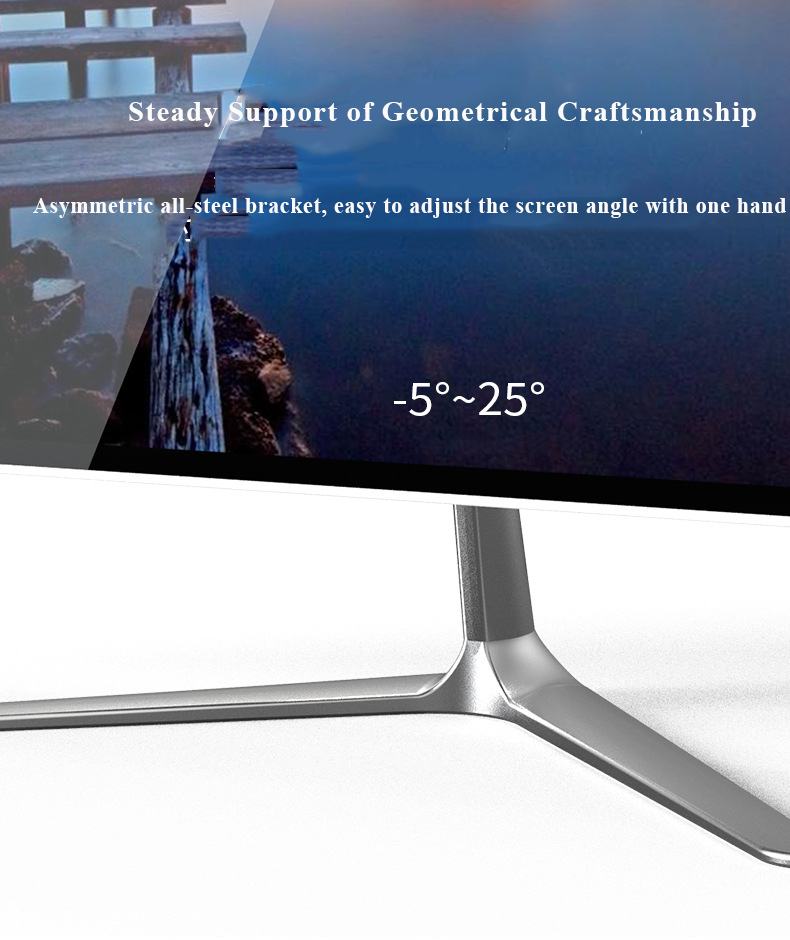 AIWO Desktop Gaming Pc Core I7 Computer Gamer 23.6 Inch Core I3 I5 I9 All In One PC DDR4 1920x1280 Resolution GTX 1650 4G