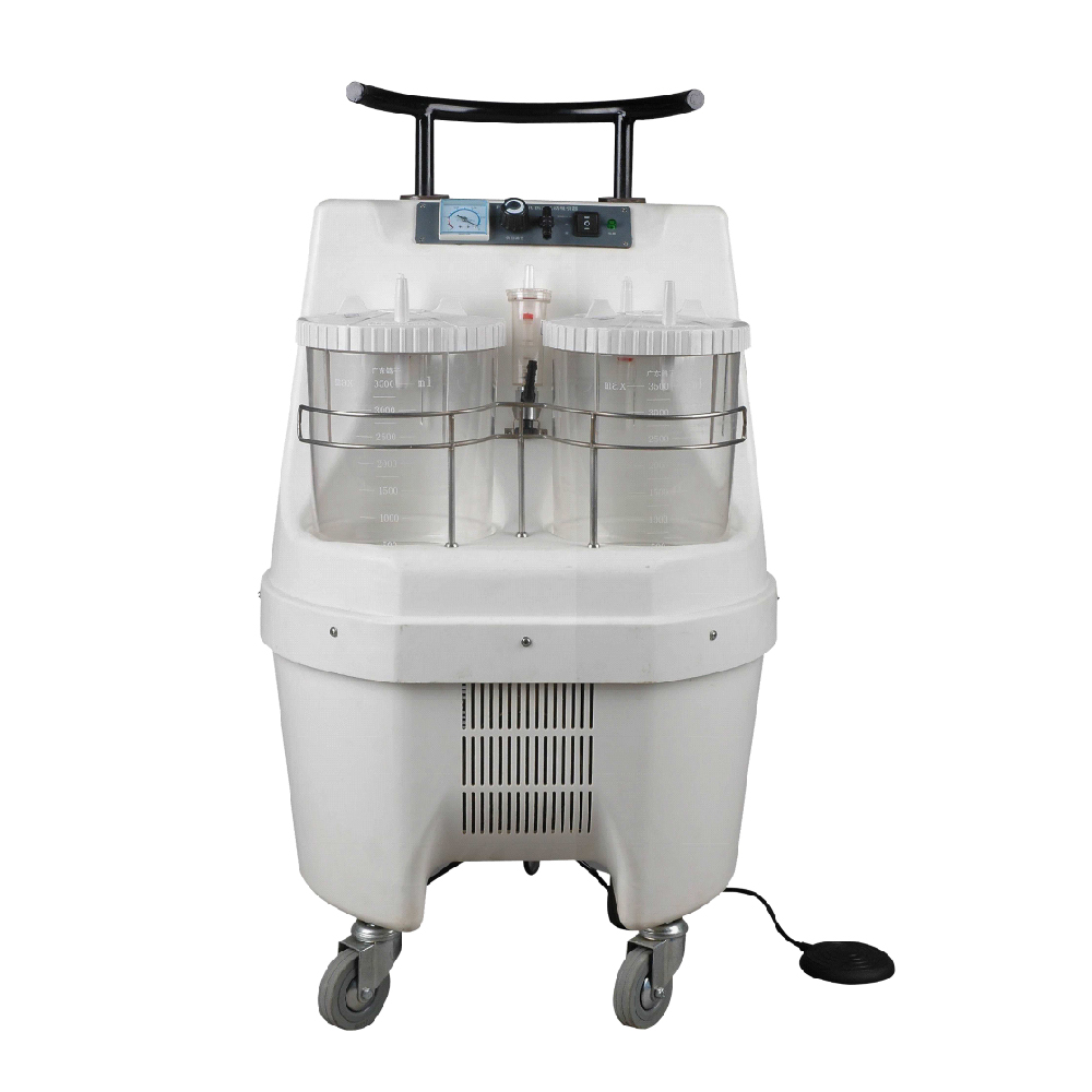 Quiet and powerful movable medical suction unit with large volume PN-3000XP70