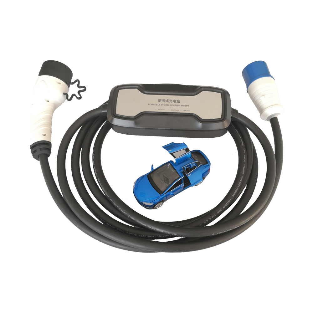 FISHER EVSE charger level2 IEC 62196 type 2 32A Single-phase 5M portable AC EV charger station