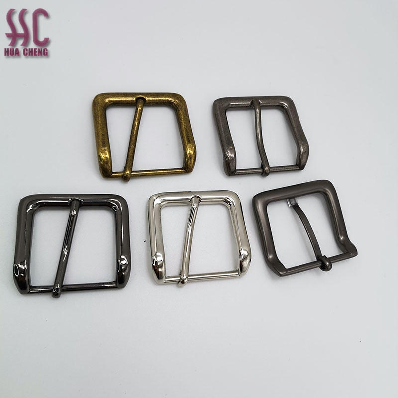 40mm size high quality western style custom logo design metal pin belt buckles for men belt buckle