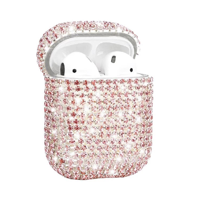 Bling TPU Protective Shiny Diamond Decorative Accessory Skin Cover Case for Airpod case