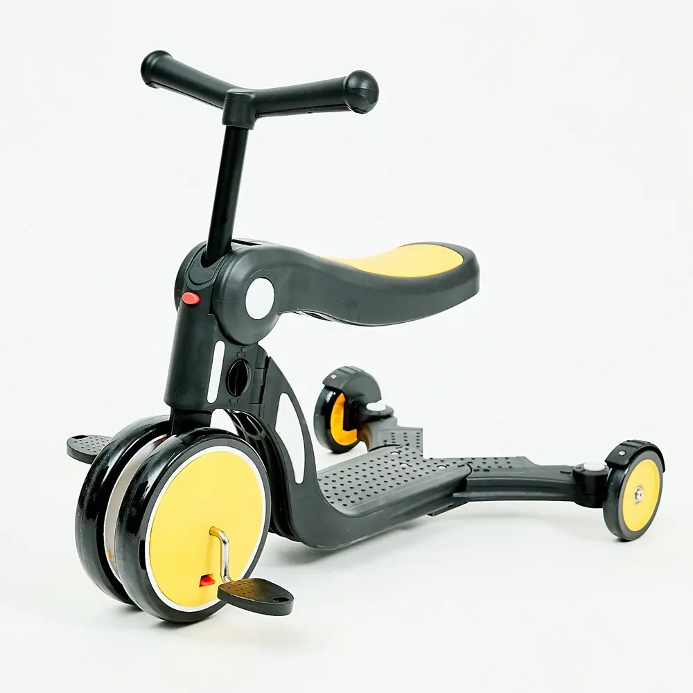 BEBELUE gold supplier car scooter children with 3 Wheel child e scooter baby riding scooter with Five in one function