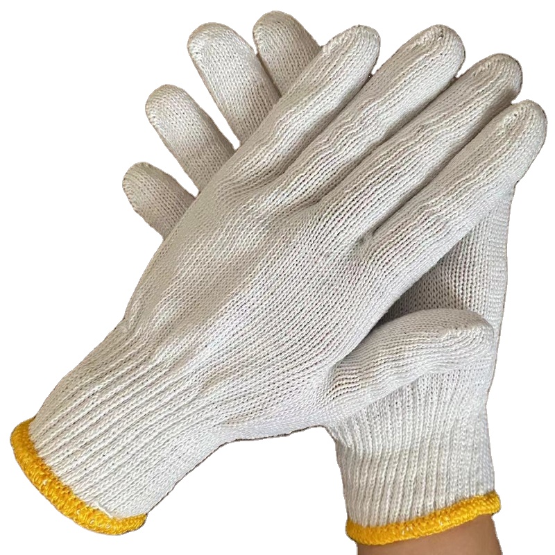 Cheap cotton knitted gloves work Cotton Gloves