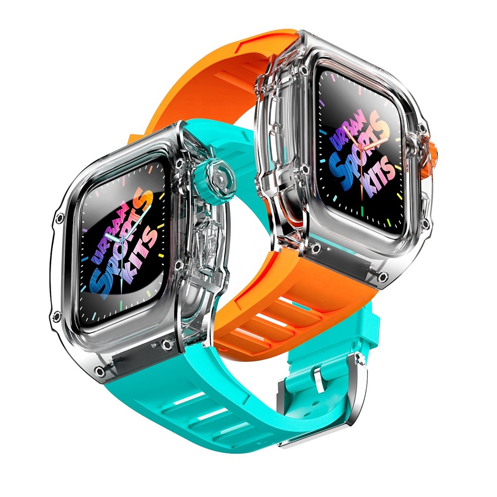 Прозрачный поликарбонатный комплект для модификации корпуса iWATCH 49 мм apple watch series 8 ultra band для Iwatch 5 6 7 8 SE