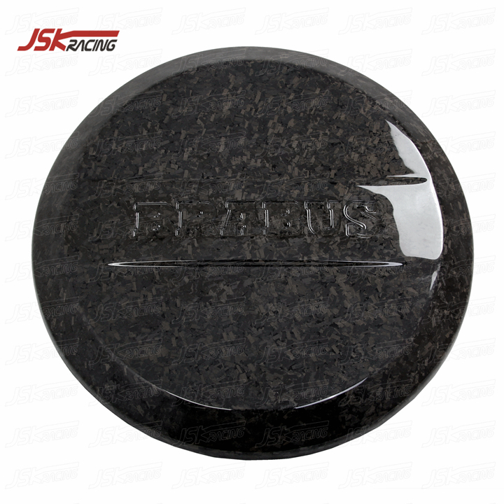 FORGED CARBON FIBER WHEEL SPAIR TIRE COVER FOR 2010-2017 MERCEDES BENZ G-CLASS G500 G55 G64(WITH BS LOGO)
