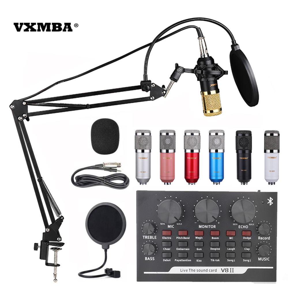 Bm800 mic V8 Высококачественная звуковая карта, компьютер и мобильный телефон afreecatv / younow / Facebook устройство для прямой трансляции