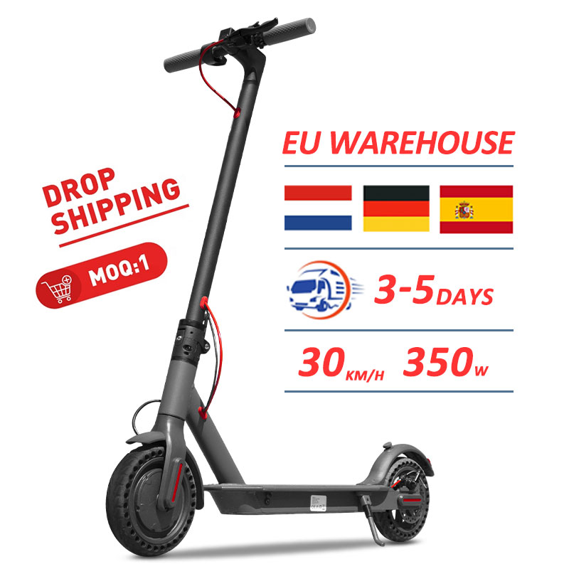 Qingmai EU Stock Urban Commute Folding 350W Motor Electric Scooter Powerful Adult Fast Electric Scooter