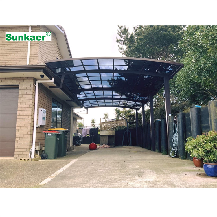 Wholesale customized garages canopies carports Car Parking Canopy carport polycarbonate portable car sheds for sale
