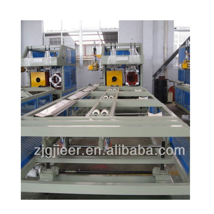 Medium frequency induction heating steel pipe PVC pipe production line packing machine
