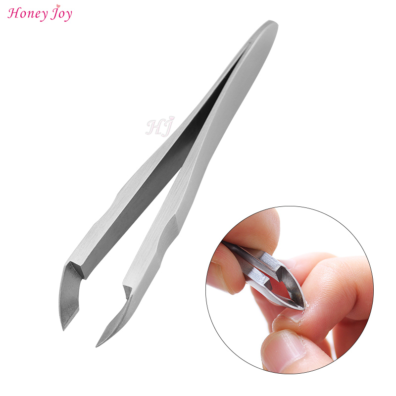 Mini Hangnail Squeeze And Snip Cuticle Nipper Tweezer And Nail Set Nail Sticker Tool Tweezer