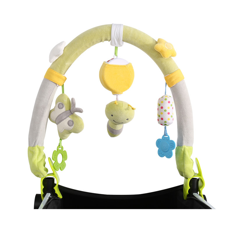 China Supplier Stroller Activities Toy Plush Animal Rattles Baby Crib Hanging Toy Mobile Soft,baby crib hanging toy